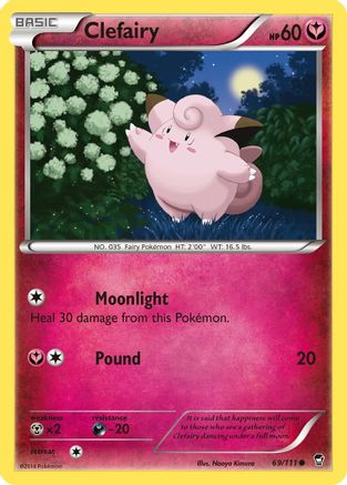 Clefairy (69/111) [XY: Furious Fists]-1