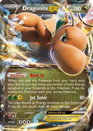 Dragonite EX (74/111) [XY: Furious Fists]-1