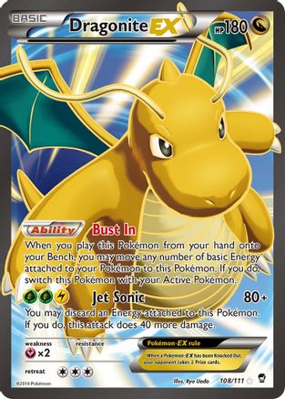 Dragonite EX (108/111) [XY: Furious Fists]-1
