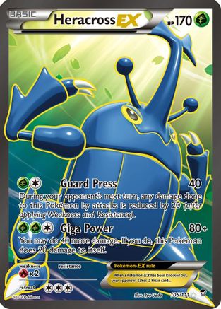 Heracross EX (105/111) [XY: Furious Fists]-1
