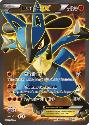 Lucario EX (107/111) [XY: Furious Fists]-1