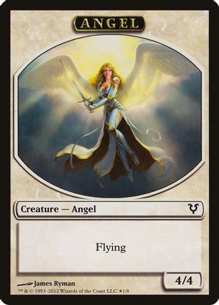 Angel // Demon Double-Sided Token [Avacyn Restored Tokens]-3