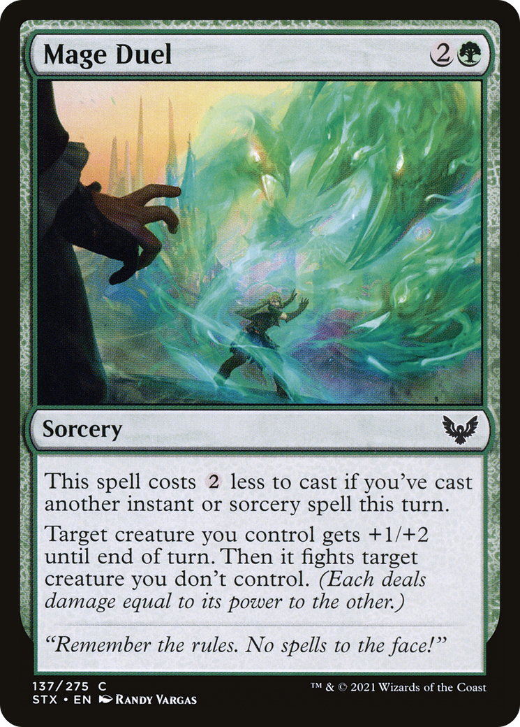 Mage Duel [Strixhaven: School of Mages]-1
