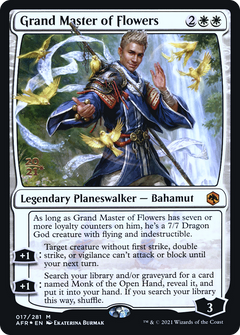 Grand Master of Flowers [Dungeons & Dragons: Adventures in the Forgotten Realms Prerelease Promos]-1