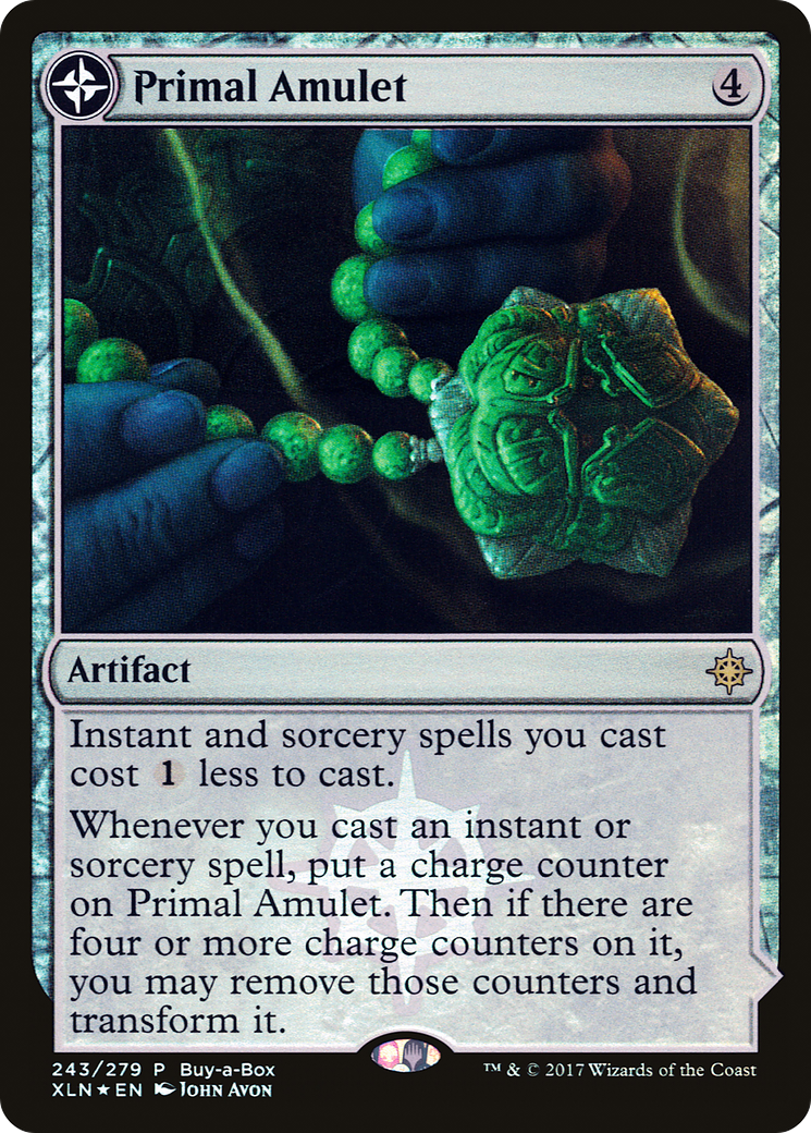 Primal Amulet // Primal Wellspring (Buy-A-Box) [Ixalan Treasure Chest]-3