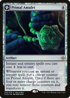Primal Amulet // Primal Wellspring (Buy-A-Box) [Ixalan Treasure Chest]-4