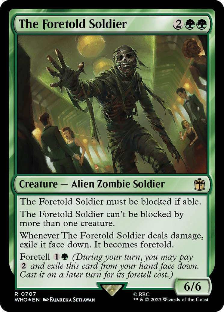 The Foretold Soldier (Surge Foil) [Doctor Who]-1