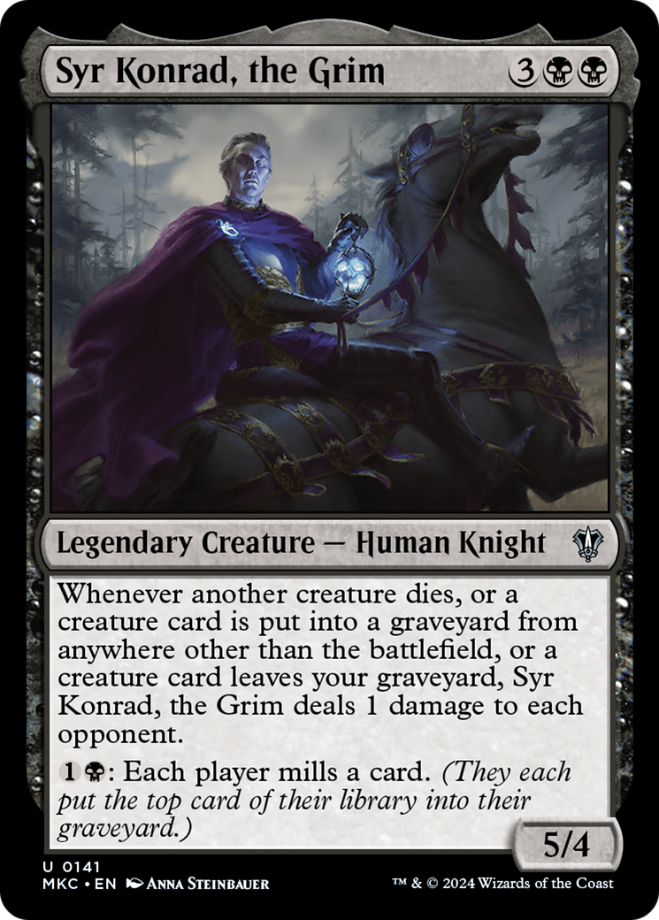 Syr Konrad, the Grim [Murders at Karlov Manor Commander]-1