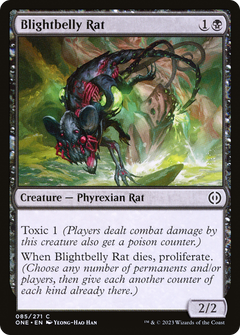 Blightbelly Rat [Phyrexia: All Will Be One]-1