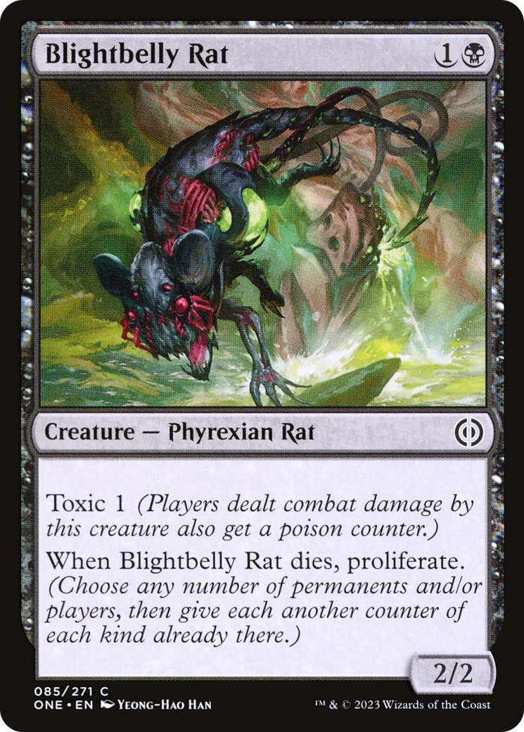 Blightbelly Rat [Phyrexia: All Will Be One]-1