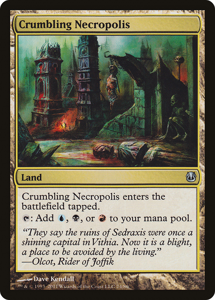 Crumbling Necropolis [Duel Decks: Ajani vs. Nicol Bolas]-1