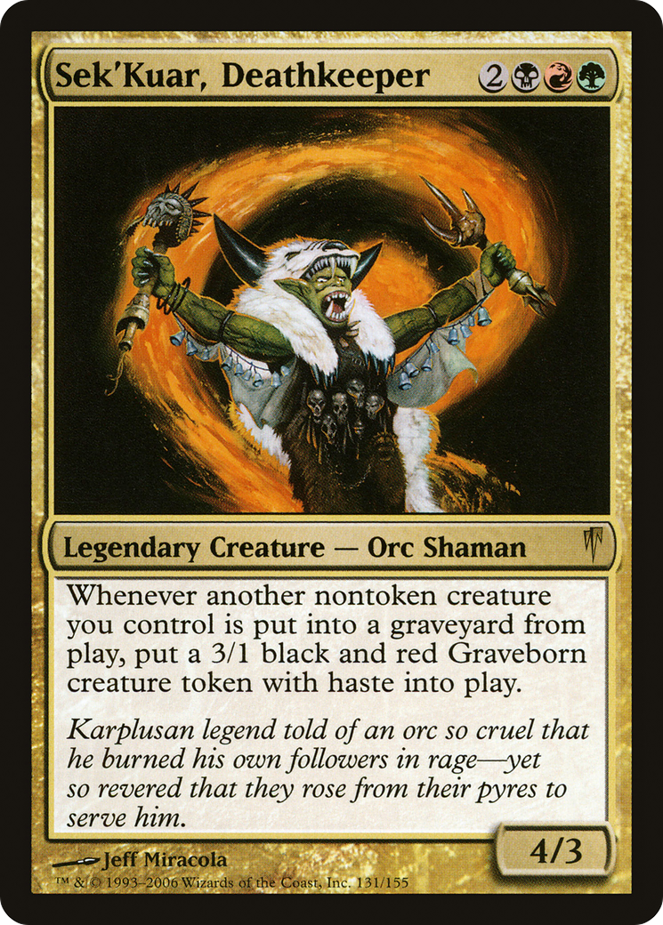 Sek'Kuar, Deathkeeper [Coldsnap]-1