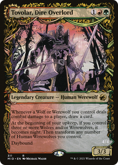 Tovolar, Dire Overlord // Tovolar, the Midnight Scourge (Showcase Equinox) [Innistrad: Midnight Hunt]-3