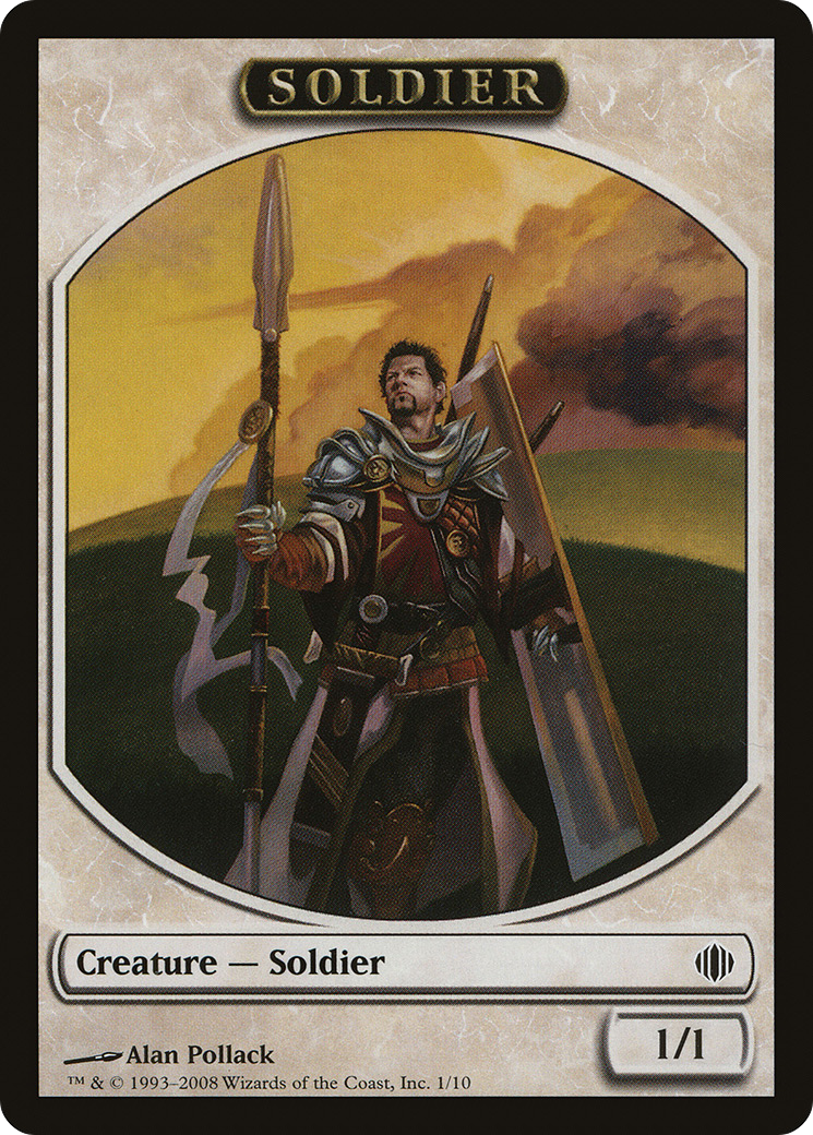 Soldier Token [Shards of Alara Tokens]-1