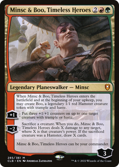Minsc & Boo, Timeless Heroes [Commander Legends: Battle for Baldur's Gate]-1