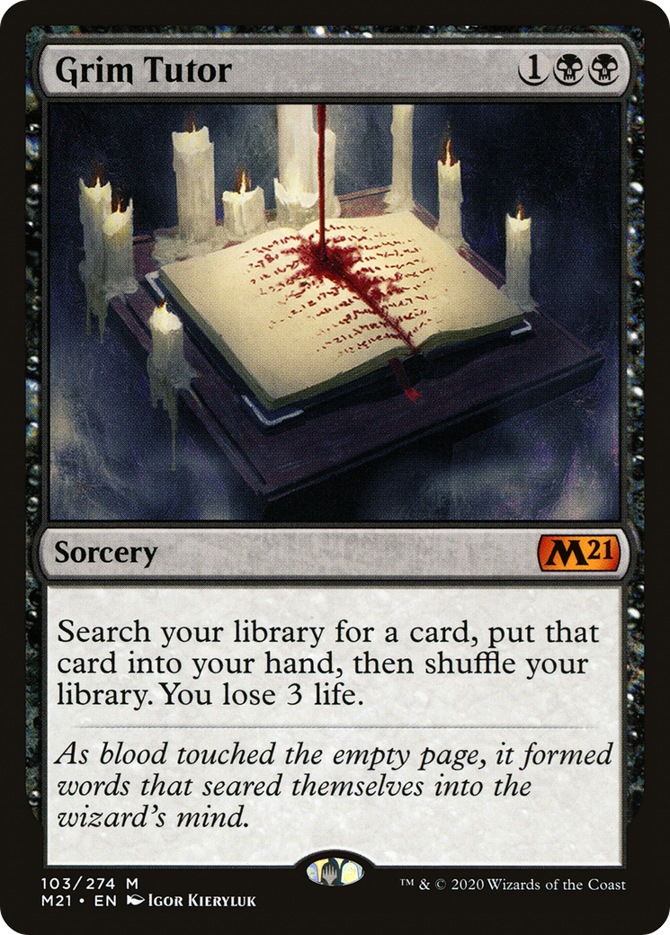 Grim Tutor [Core Set 2021]-1