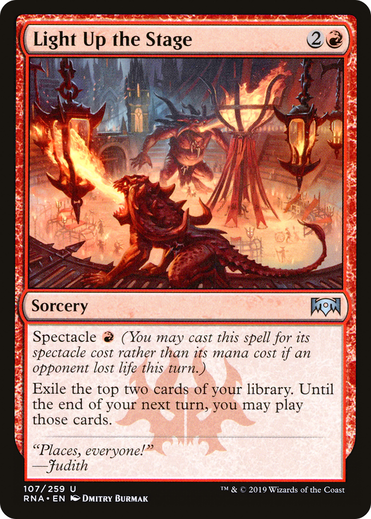 Light Up the Stage [Ravnica Allegiance]-1