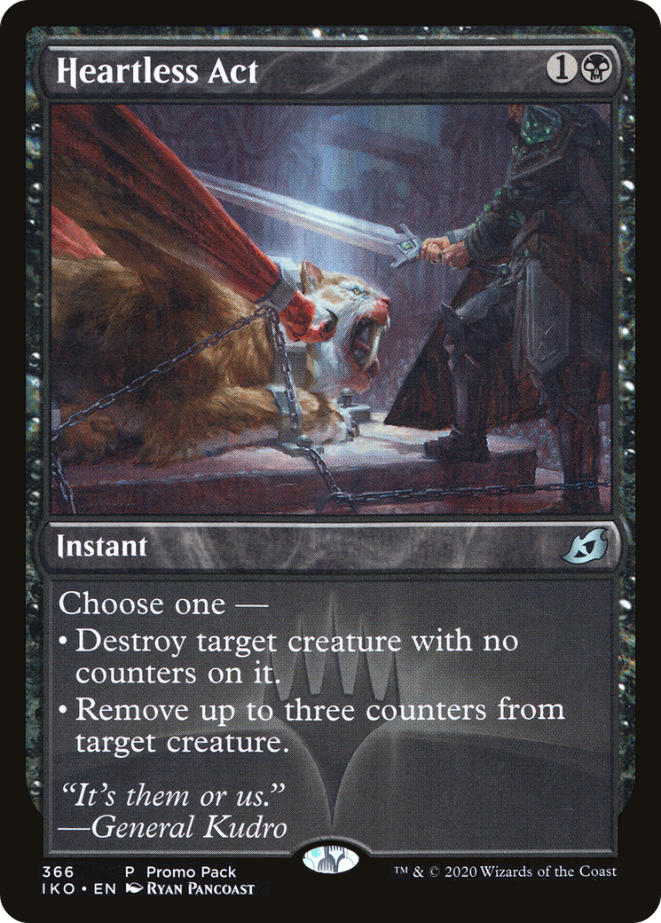 Heartless Act (Promo Pack) [Ikoria: Lair of Behemoths Promos]-1