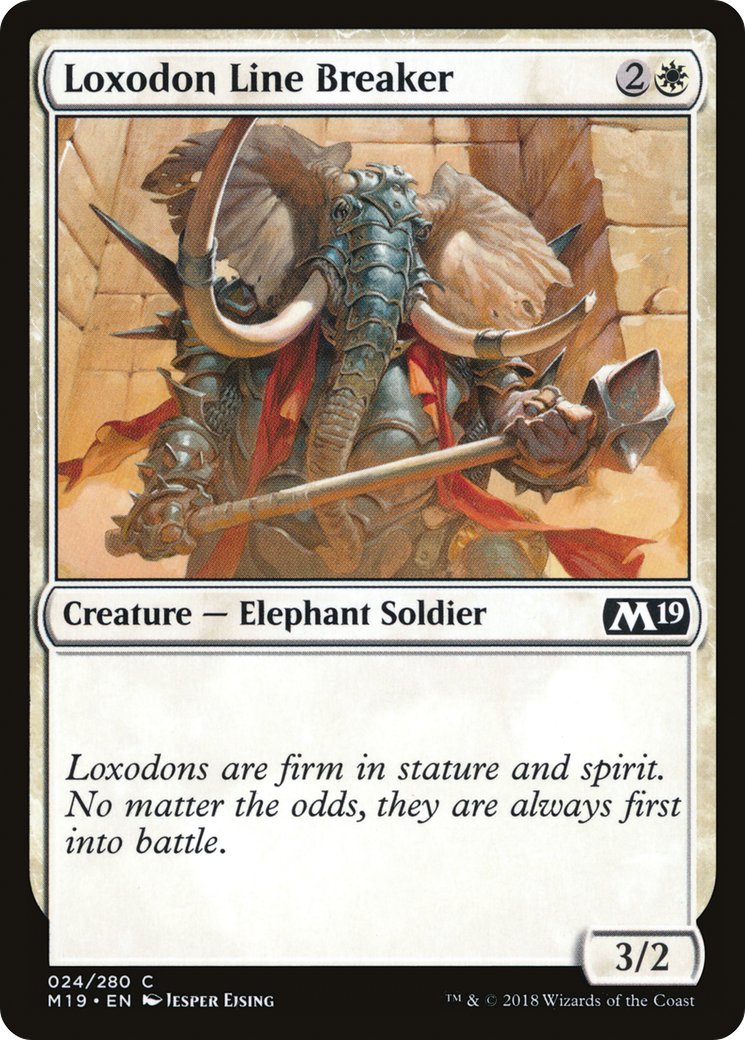 Loxodon Line Breaker [Core Set 2019]-1