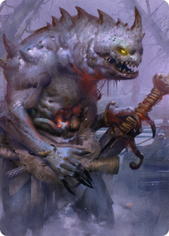 Gray Slaad // Gray Slaad (ACLB-015) - Battle for Baldur's Gate Art Series (Borderless)-1