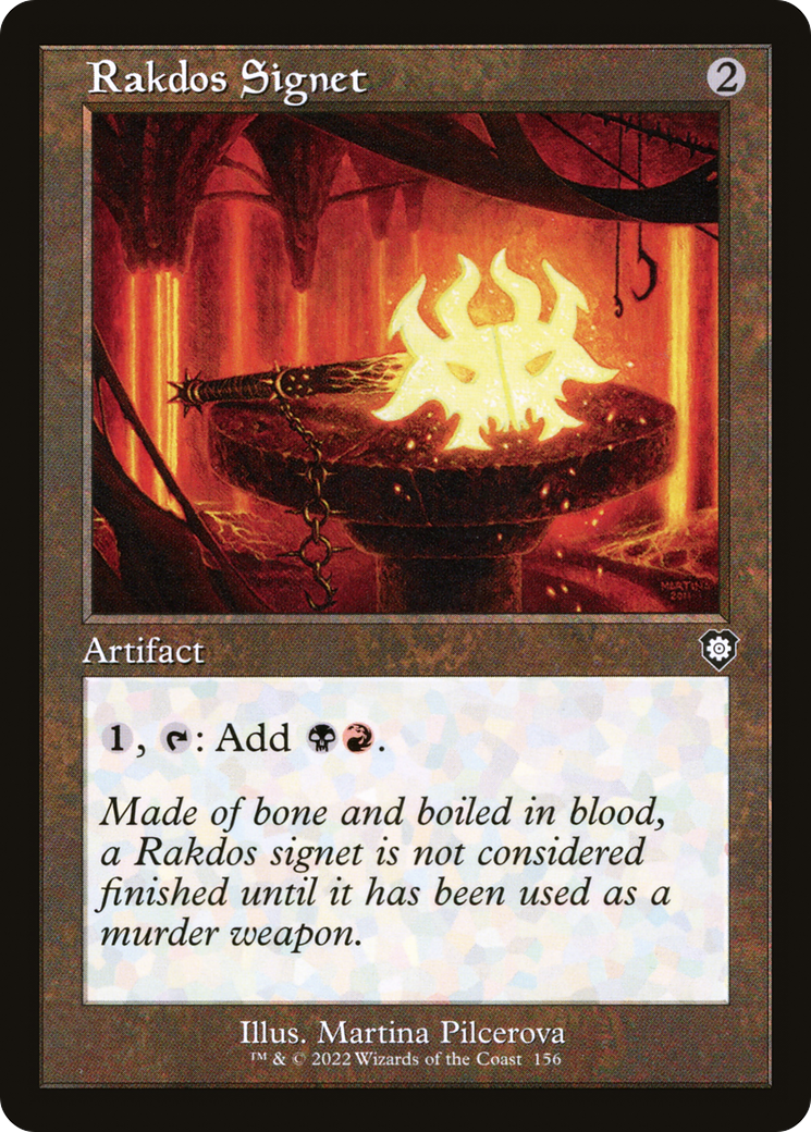 Rakdos Signet (Retro) [The Brothers' War Commander]-1