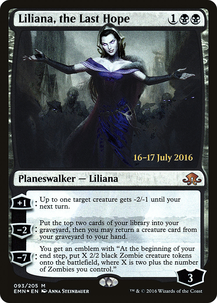 Liliana, the Last Hope [Eldritch Moon Prerelease Promos]-1