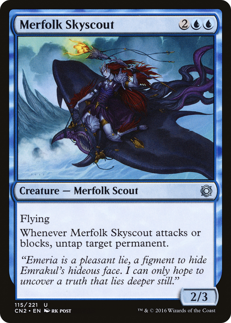 Merfolk Skyscout [Conspiracy: Take the Crown]-1