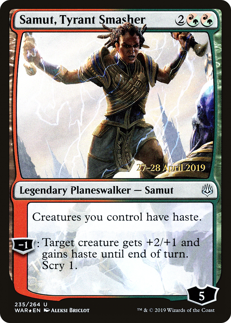 Samut, Tyrant Smasher [War of the Spark Prerelease Promos]-1