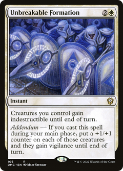 Unbreakable Formation (DMC-106) - Dominaria United Commander-1