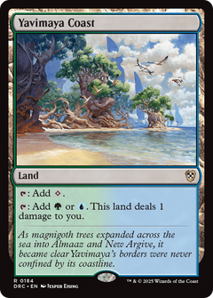 Yavimaya Coast [Aetherdrift Commander]-1