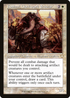 Losheel, Clockwork Scholar (Retro) [The Brothers' War Commander]-1