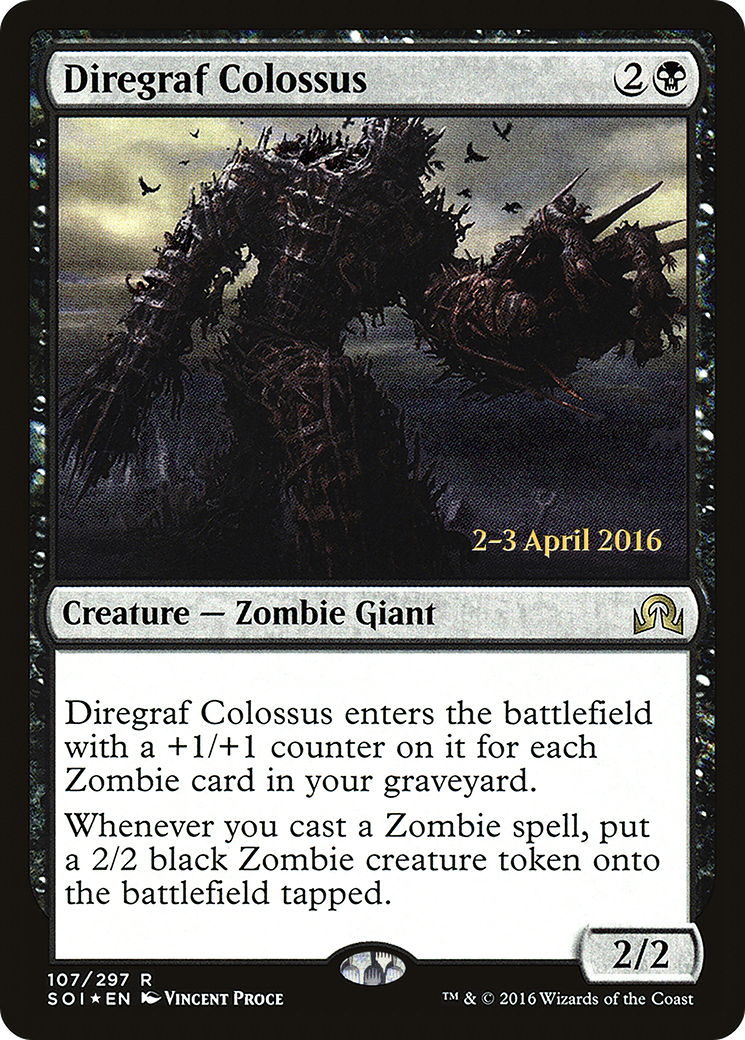 Diregraf Colossus [Shadows over Innistrad Prerelease Promos]-1