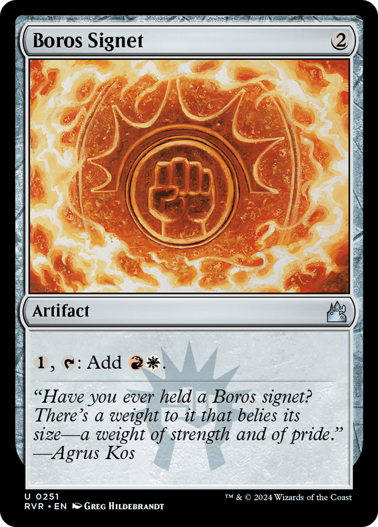 Boros Signet [Ravnica Remastered]-1