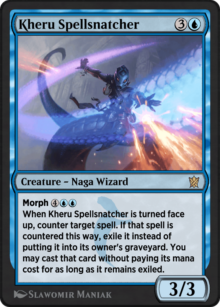 Kheru Spellsnatcher (KTK-45Y) - Khans of Tarkir-1