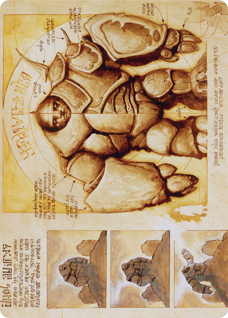 Precursor Golem // Precursor Golem (ABRO-072) - The Brothers' War Art Series (Borderless)-3