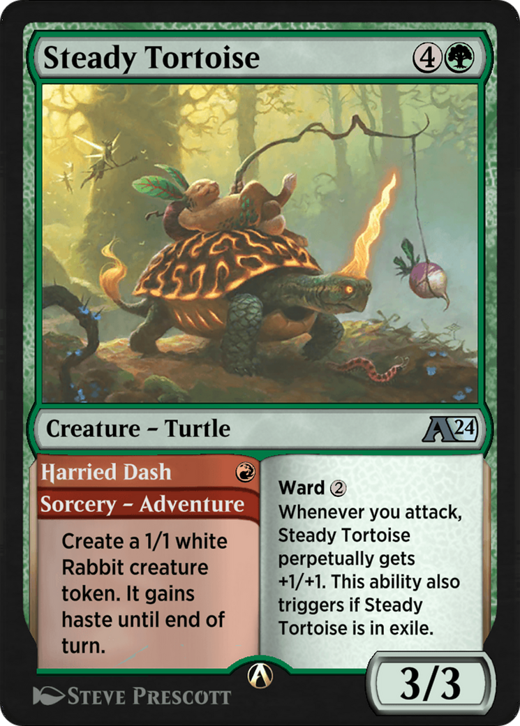Steady Tortoise // Harried Dash (YWOE-025) - Alchemy: Wilds of Eldraine-1