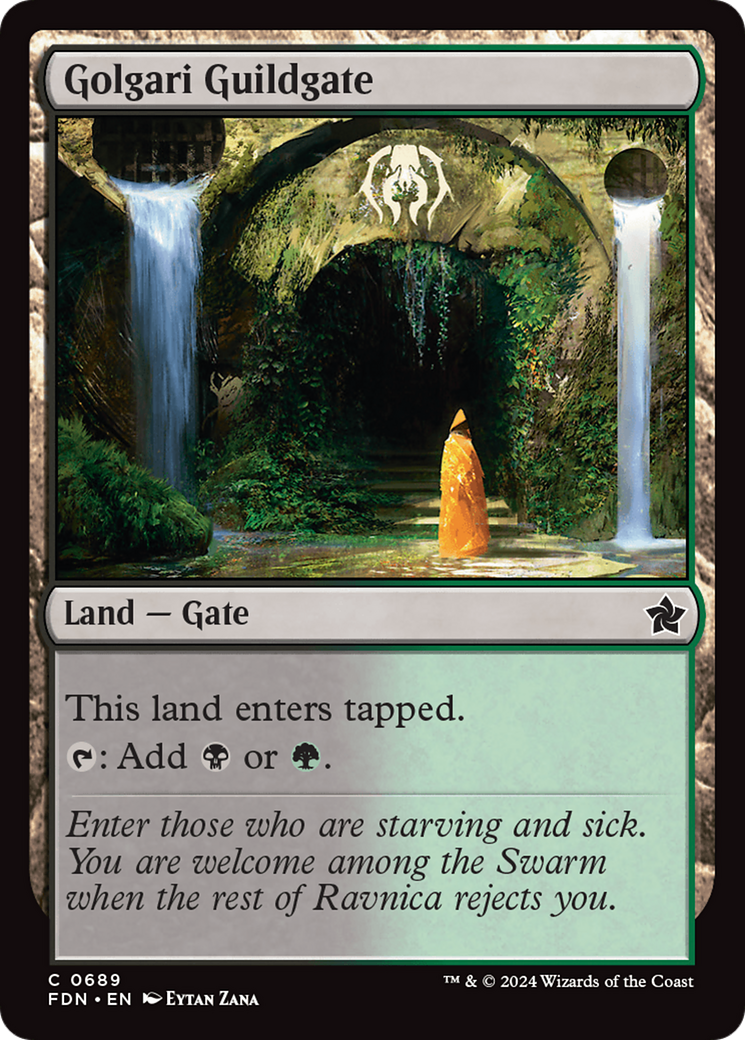 Golgari Guildgate [Foundations]-1
