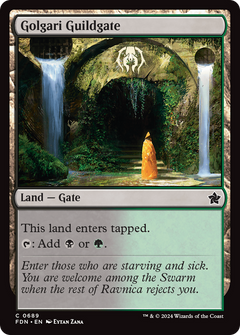 Golgari Guildgate [Foundations]-1