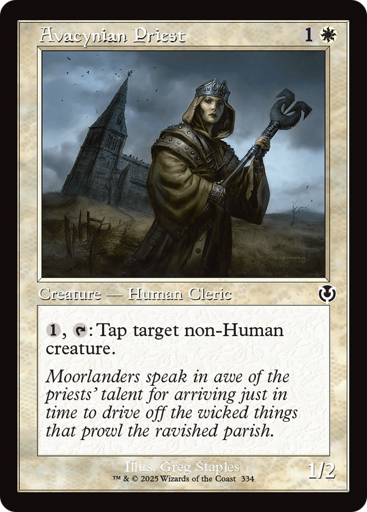 Avacynian Priest (Retro Frame) [Innistrad Remastered]-1