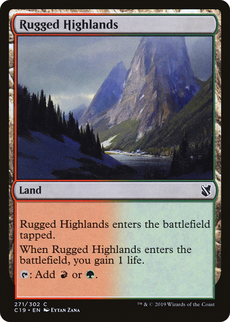 Rugged Highlands [Commander 2019]-1