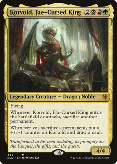 Korvold, Fae-Cursed King [Throne of Eldraine]-1