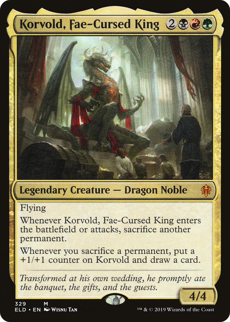 Korvold, Fae-Cursed King [Throne of Eldraine]-1