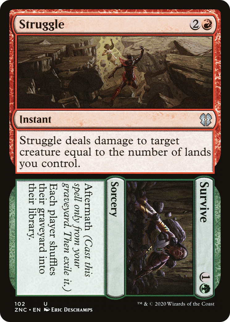 Struggle // Survive [Zendikar Rising Commander]-1