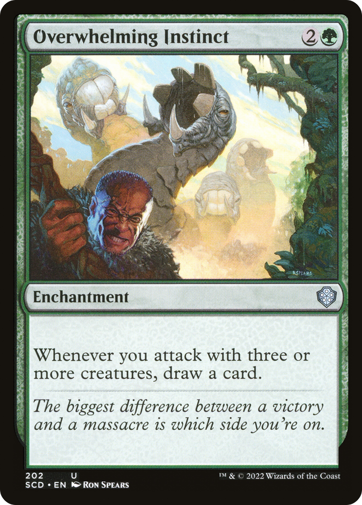 Overwhelming Instinct [Starter Commander Decks]-1