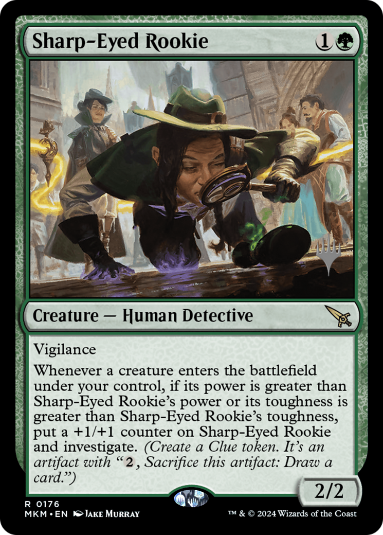 Sharp-Eyed Rookie (Promo Pack) [Murders at Karlov Manor Promos]-1