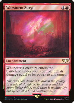 Warstorm Surge (Surge Foil) (40K-209) - Warhammer 40,000 Commander Foil-1
