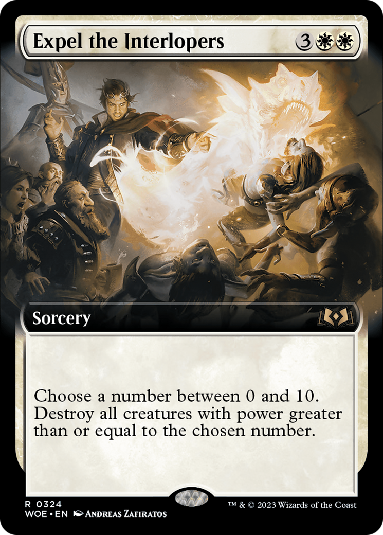 Expel the Interlopers (Extended Art) [Wilds of Eldraine]-1