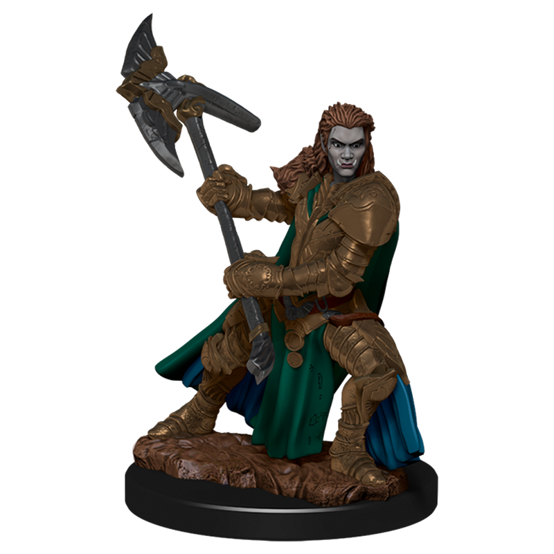 D&D Premium Painted Figures Half-Orc Fighter Female