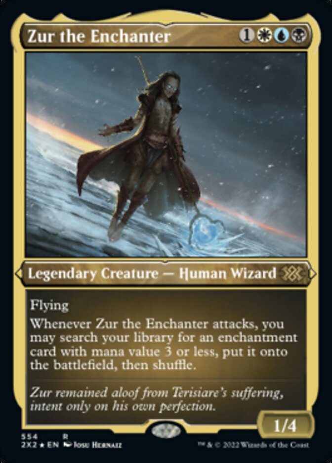 Zur the Enchanter (Foil Etched) [Double Masters 2022]-1