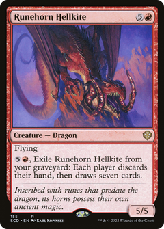 Runehorn Hellkite [Starter Commander Decks]-1
